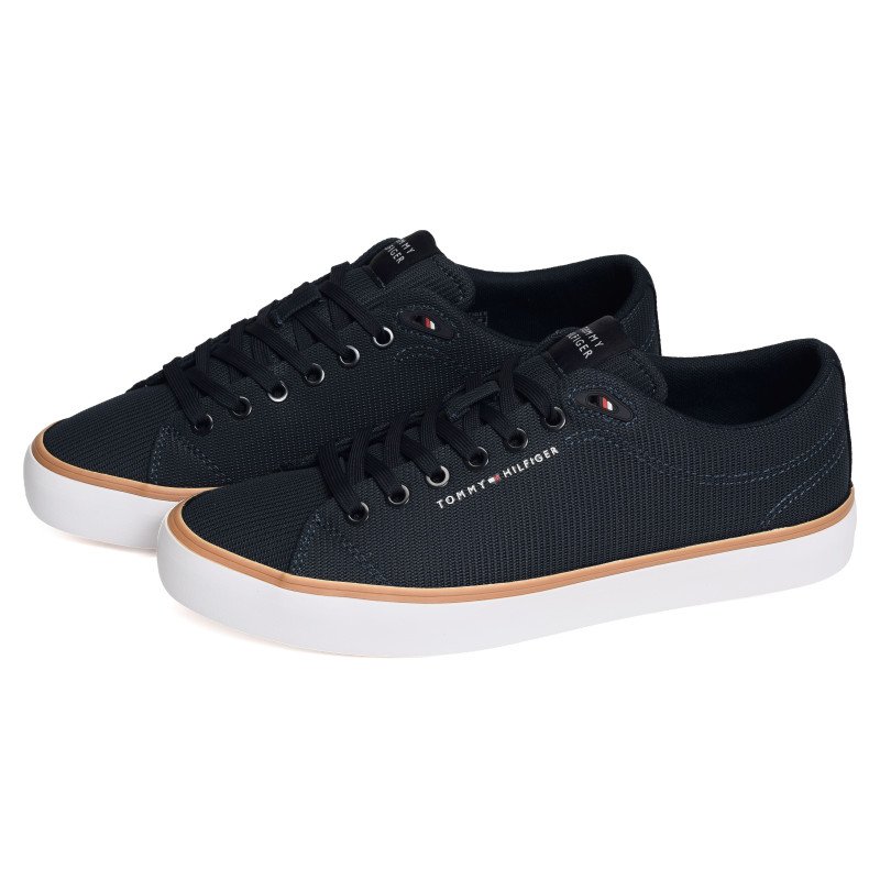 TH HI VULC CORE LOW II MESH 5513 Marine, Chaussures basses Tommy Hilfiger