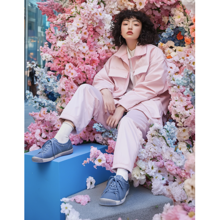 ISLA COTTON Marine, Chaussures basses Softinos