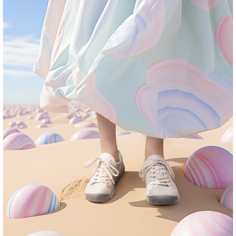 ISLA COTTON Beige, Chaussures basses Softinos