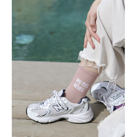 VIS TES REVES Rose Or, Chaussettes Les Sachoussettes