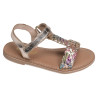 BAMBA Or Multicolore, Sandales plates & Nu-Pieds Les Tropéziennes