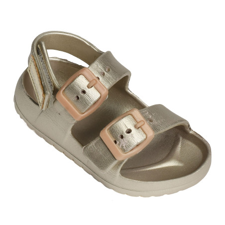 SURFY BUCKLES GIRL Or, Sandalettes Shoopom
