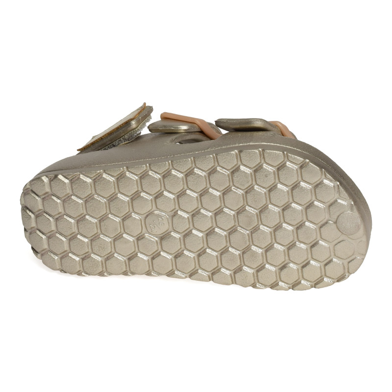 SURFY BUCKLES GIRL Or, Sandalettes Shoopom