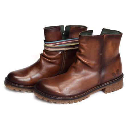 E013 Cognac, Bottines Felmini