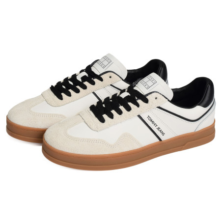 THE GREENWICH LEATHER 1587 Ecru, Sneakers basses Tommy Hilfiger