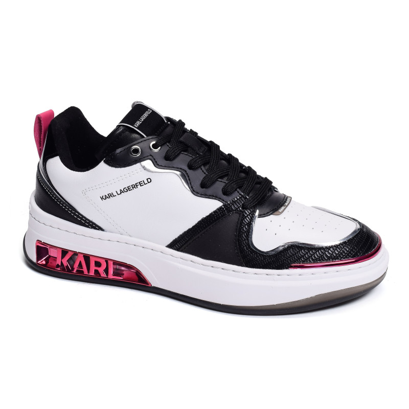 ELEKTRA LAY UP LO Noir Blanc, Sneakers basses Karl Lagerfeld