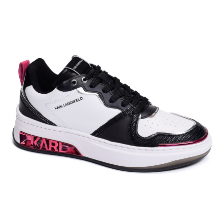 ELEKTRA LAY UP LO Noir Blanc, Sneakers basses Karl Lagerfeld