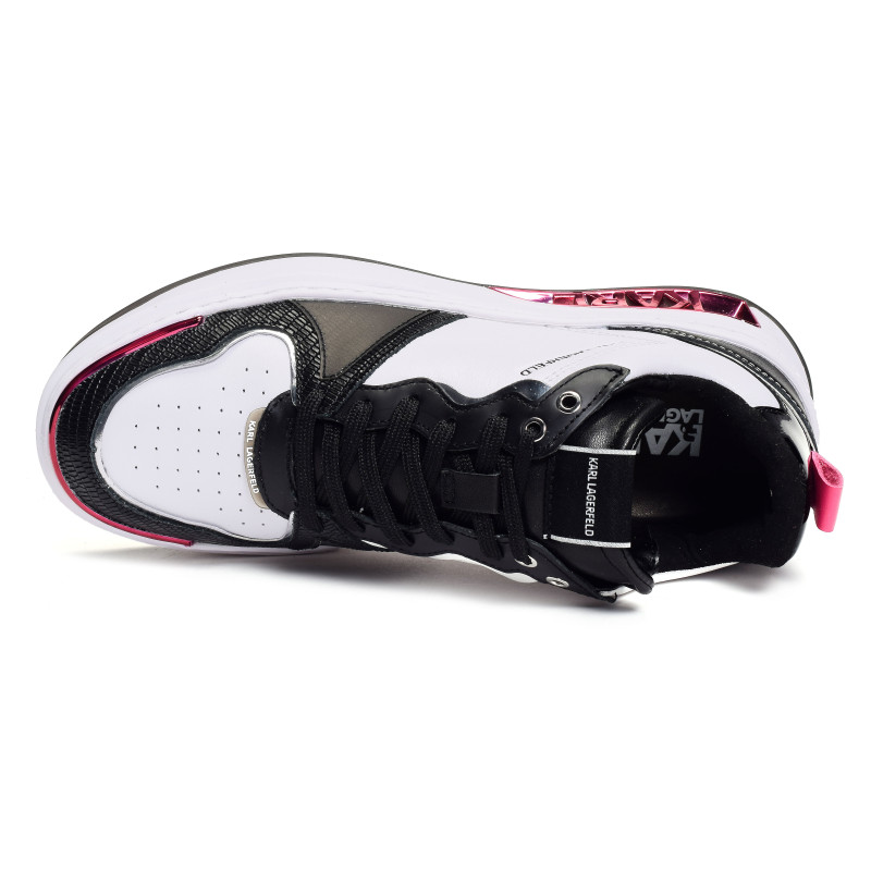 ELEKTRA LAY UP LO Noir Blanc, Sneakers basses Karl Lagerfeld
