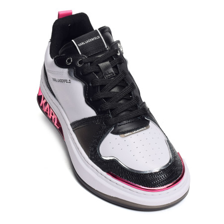 ELEKTRA LAY UP LO Noir Blanc, Sneakers basses Karl Lagerfeld