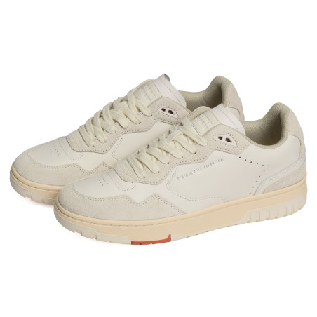 TH BASKET BETTER MIX LTH 5520 Ivoire, Sneakers basses Tommy Hilfiger