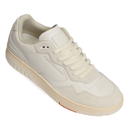TH BASKET BETTER MIX LTH 5520 Ivoire, Sneakers basses Tommy Hilfiger