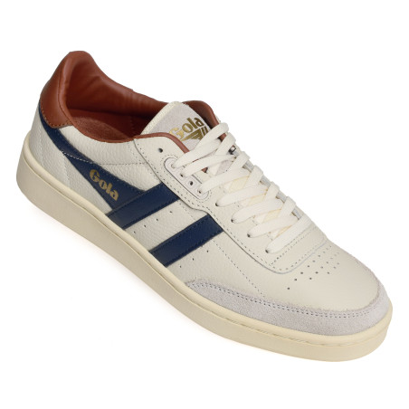 CONTACT LEATHER Blanc Marine, Sneakers basses Gola