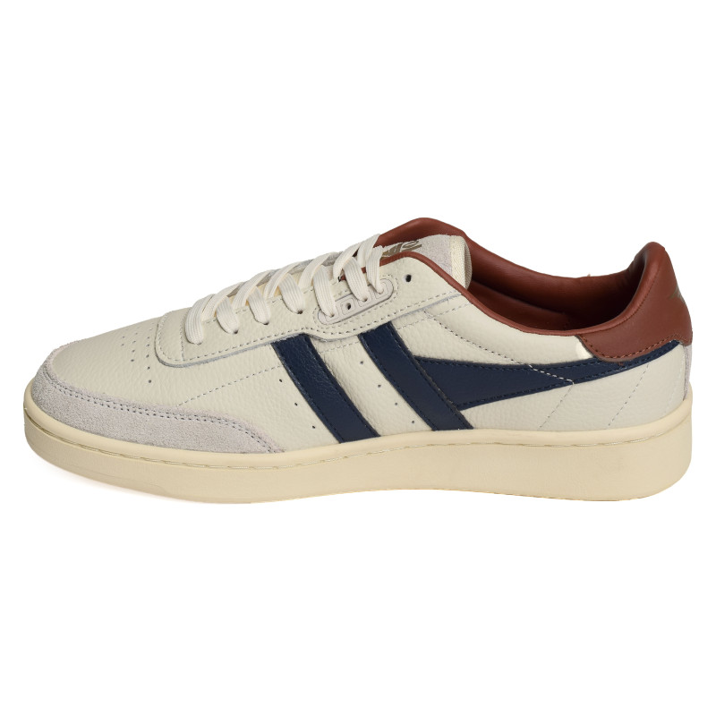 CONTACT LEATHER Blanc Marine, Sneakers basses Gola