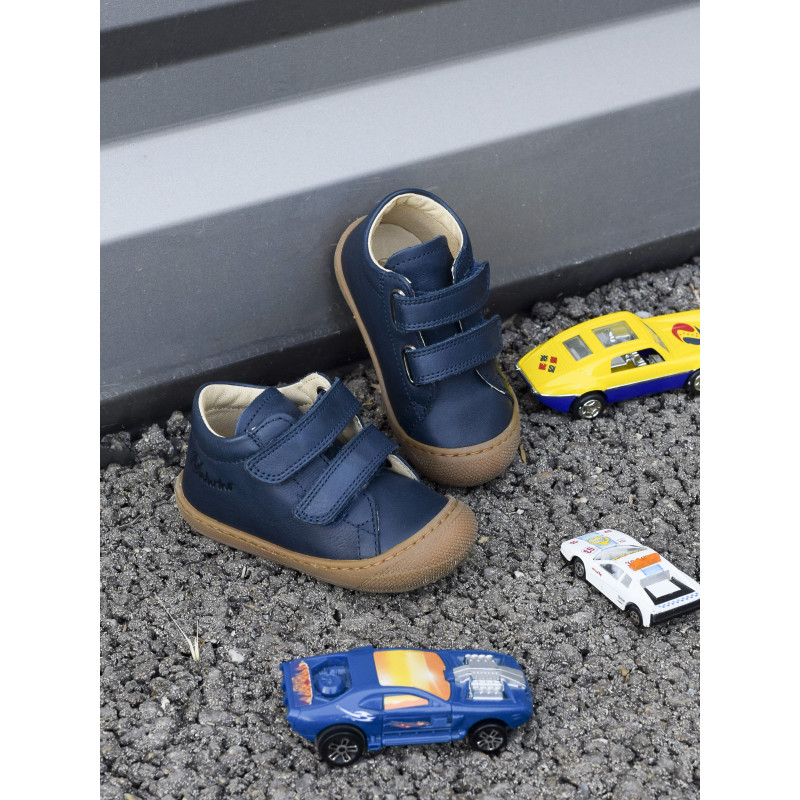 COCOON VELCRO BOY CLASSIC Marine, Chaussures à Scratch Naturino