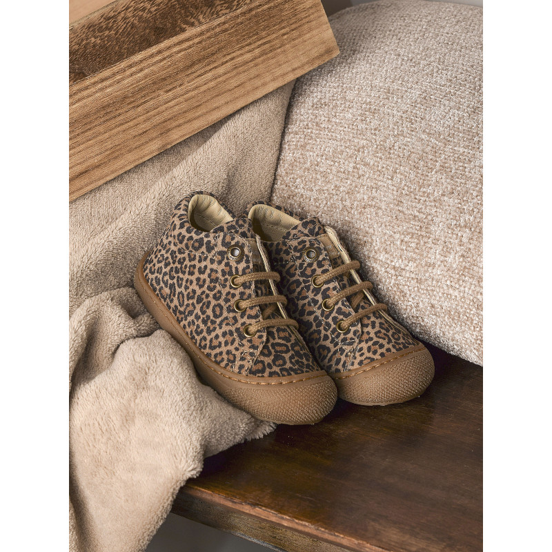 COCOON GIRL Léopard, Chaussures à Lacets Naturino