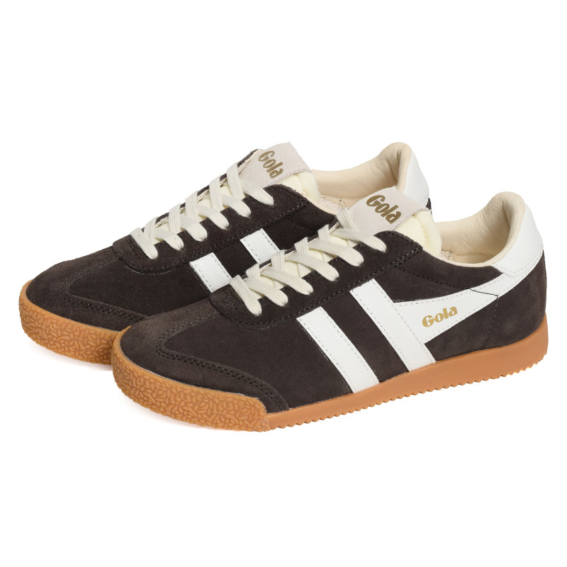 ELAN W Marron Blanc, Sneakers basses Gola