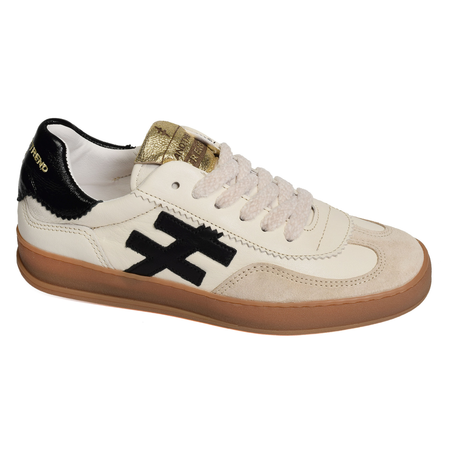 ICONIC 2 A032 Blanc Noir, Baskets Mode Another Trend