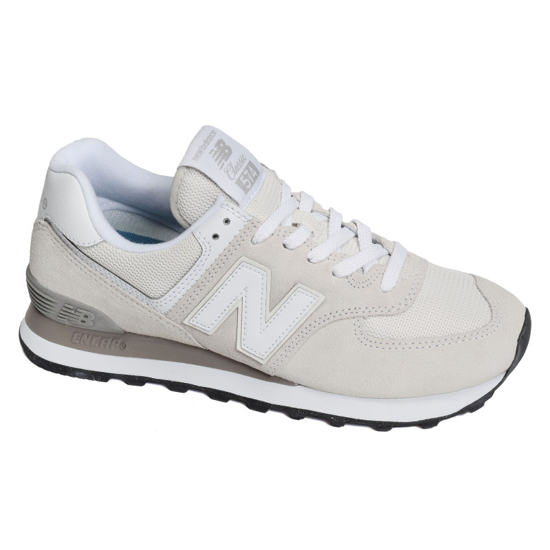 ML574 Gris Blanc, Baskets running New Balance