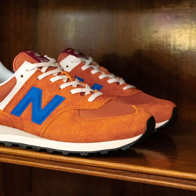 U574 Orange Bleu, Sneakers basses New Balance