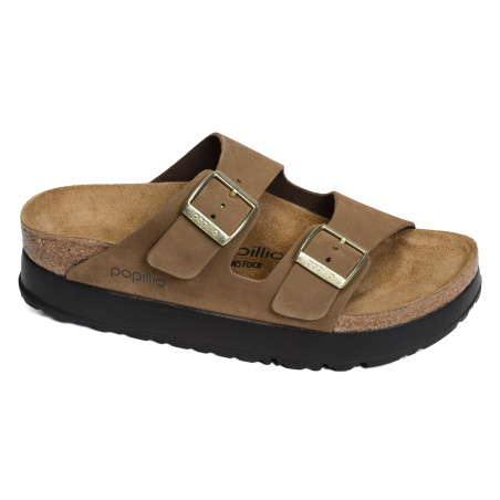 ARIZONA PLATFORM Tan, Mules Birkenstock
