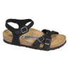 KUMBA SFB Noir, Sandales plates Birkenstock