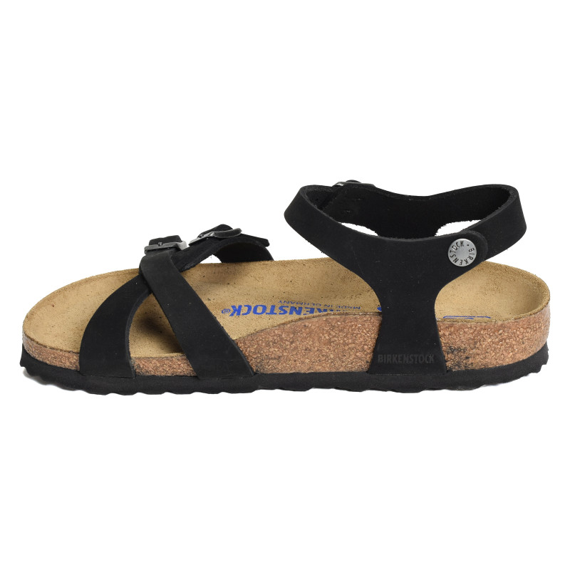 KUMBA SFB Noir, Sandales plates Birkenstock