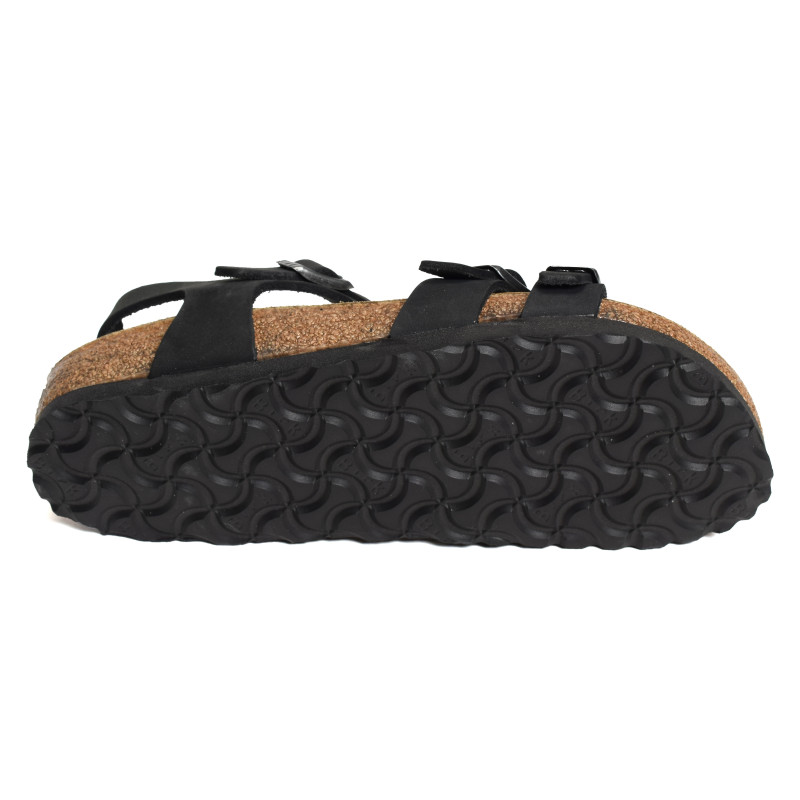 KUMBA SFB Noir, Sandales plates Birkenstock