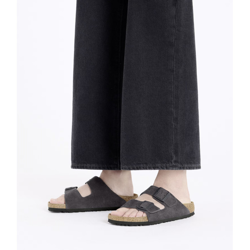 ARIZONA SUEDE Anthracite, Mules Birkenstock