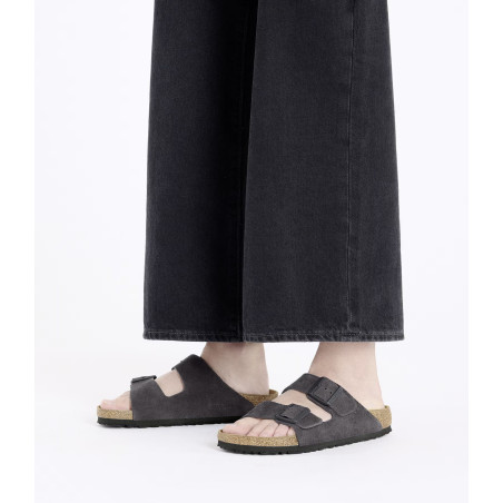 ARIZONA SUEDE Anthracite, Mules Birkenstock