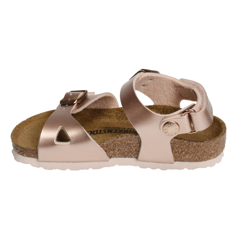 RIO AS Rose Or, Sandales plates & Nu-Pieds Birkenstock