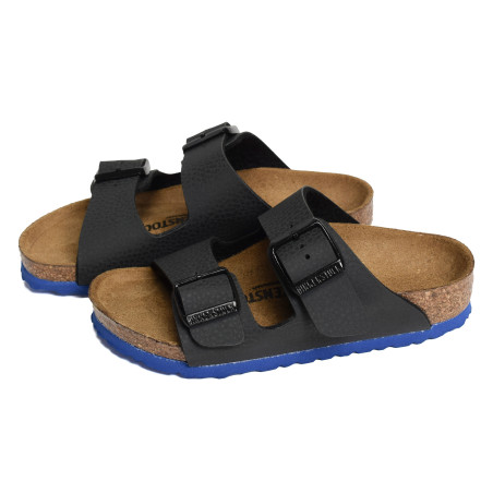 ARIZONA ENFANT Noir Bleu, Mules Birkenstock