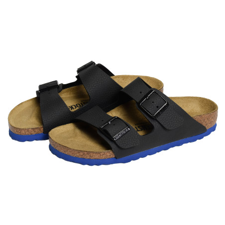 ARIZONA G Noir Bleu, Mules Birkenstock