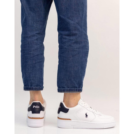 MASTERS COURT Blanc Marine, Sneakers basses Polo Ralph Lauren