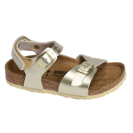 RIO AS Gold, Sandales plates & Nu-Pieds Birkenstock