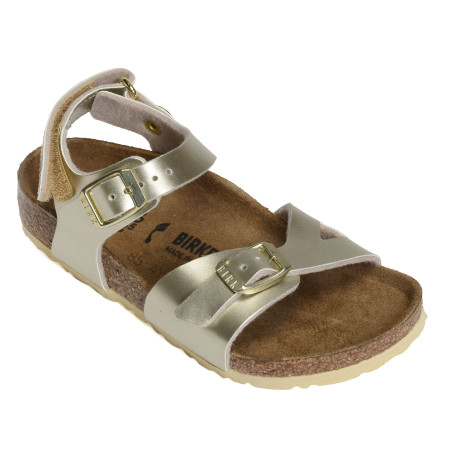 RIO AS Gold, Sandales plates & Nu-Pieds Birkenstock
