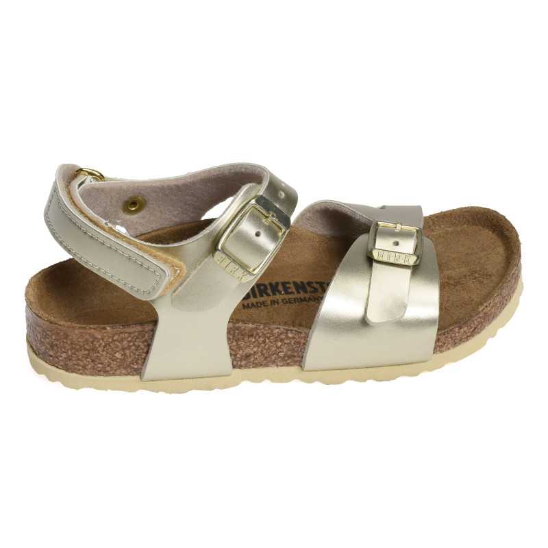 RIO AS Gold, Sandales plates & Nu-Pieds Birkenstock