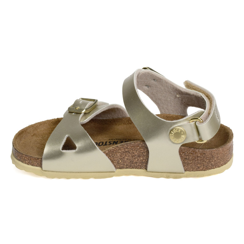 RIO AS Gold, Sandales plates & Nu-Pieds Birkenstock