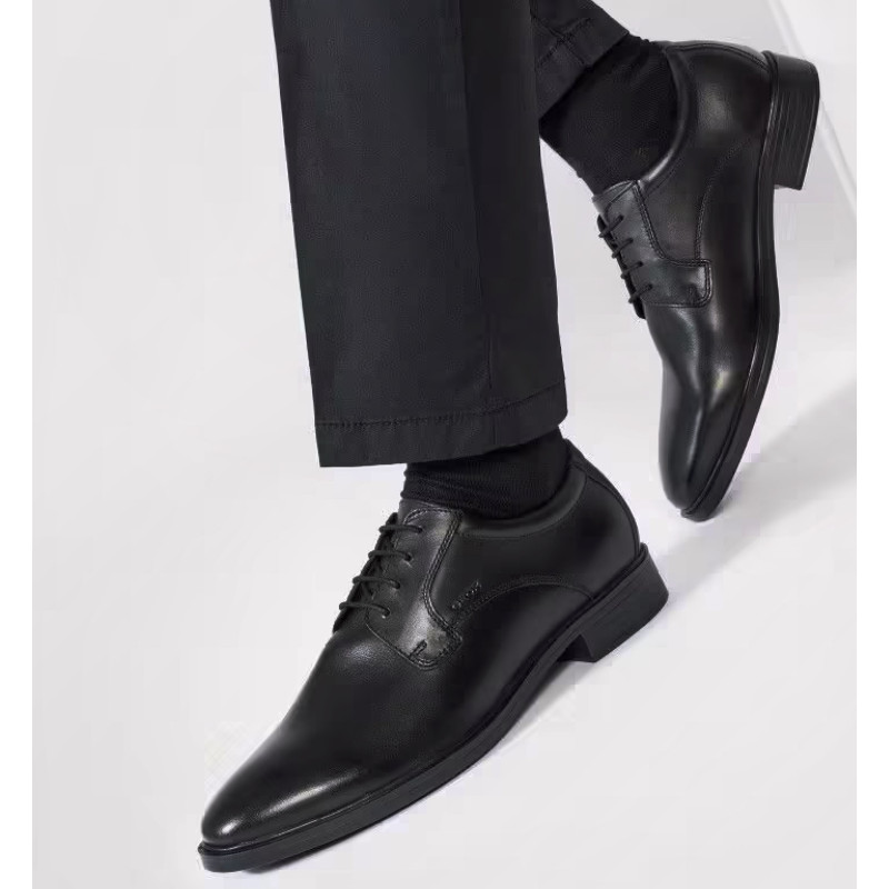 U GLADWIN A Noir, Chaussures de Ville Geox