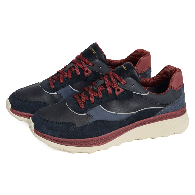 U SPHERICA ACTIF X1 Marine Rouge, Baskets running Geox