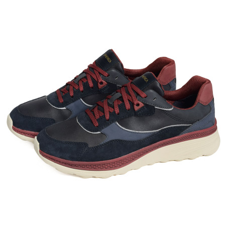 U SPHERICA ACTIF X1 Marine Rouge, Baskets running Geox