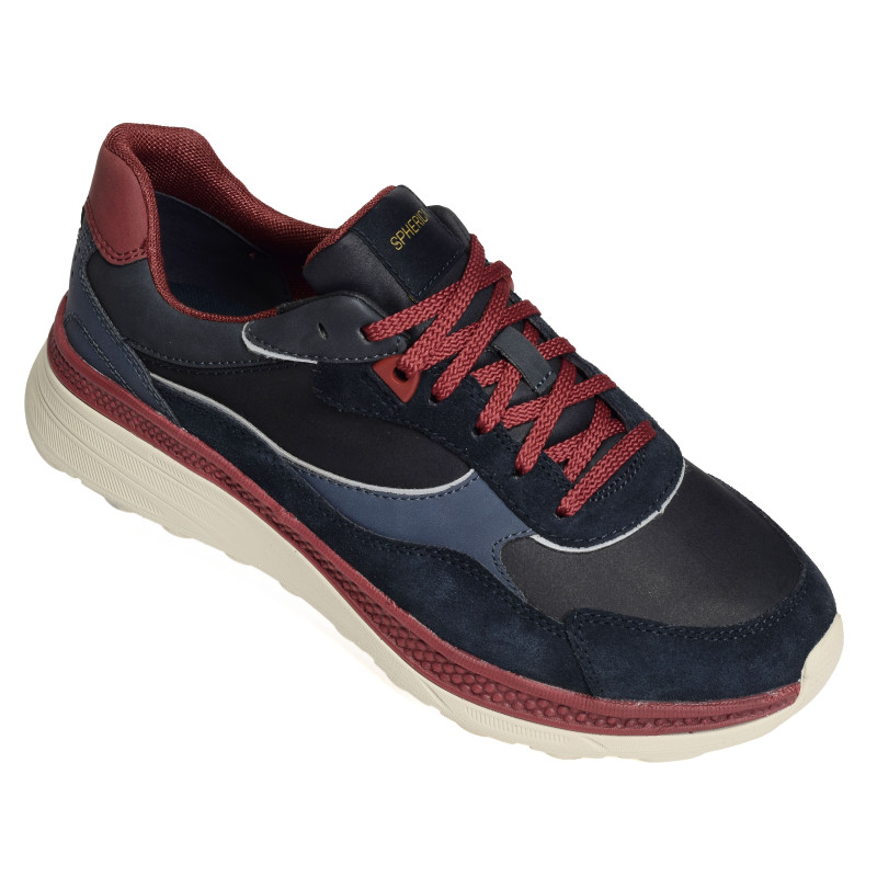 U SPHERICA ACTIF X1 Marine Rouge, Baskets running Geox