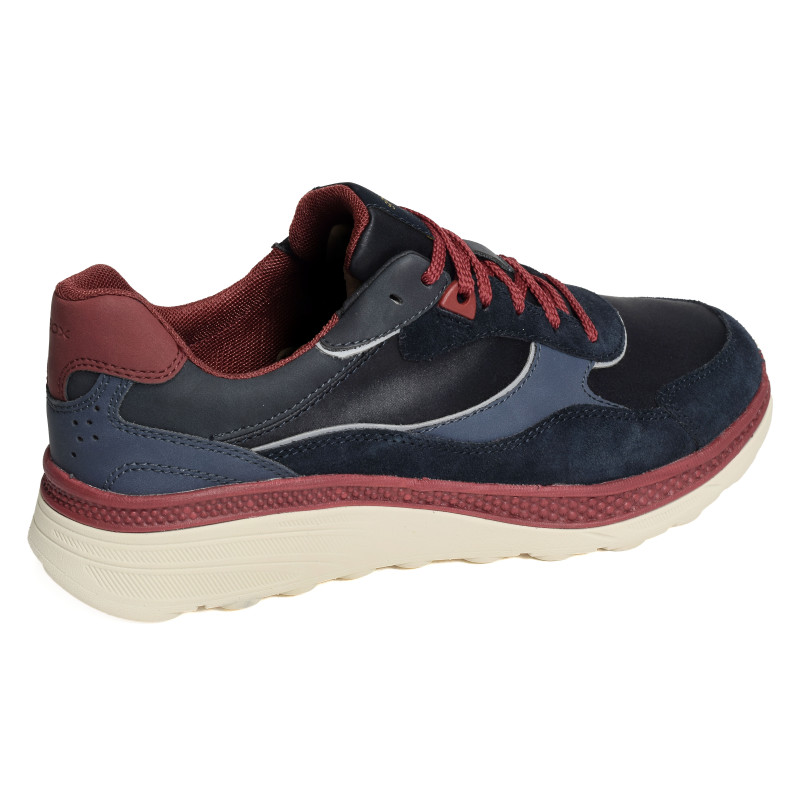 U SPHERICA ACTIF X1 Marine Rouge, Baskets running Geox