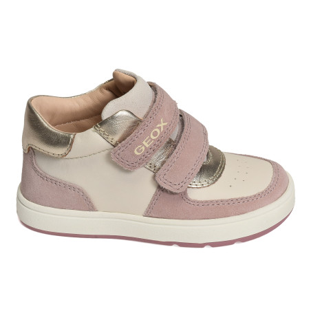 B BIGLIA GA Beige Rose, Chaussures à Scratch Geox