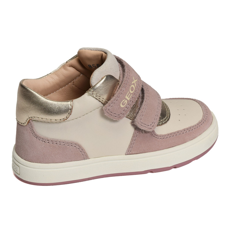 B BIGLIA GA Beige Rose, Chaussures à Scratch Geox