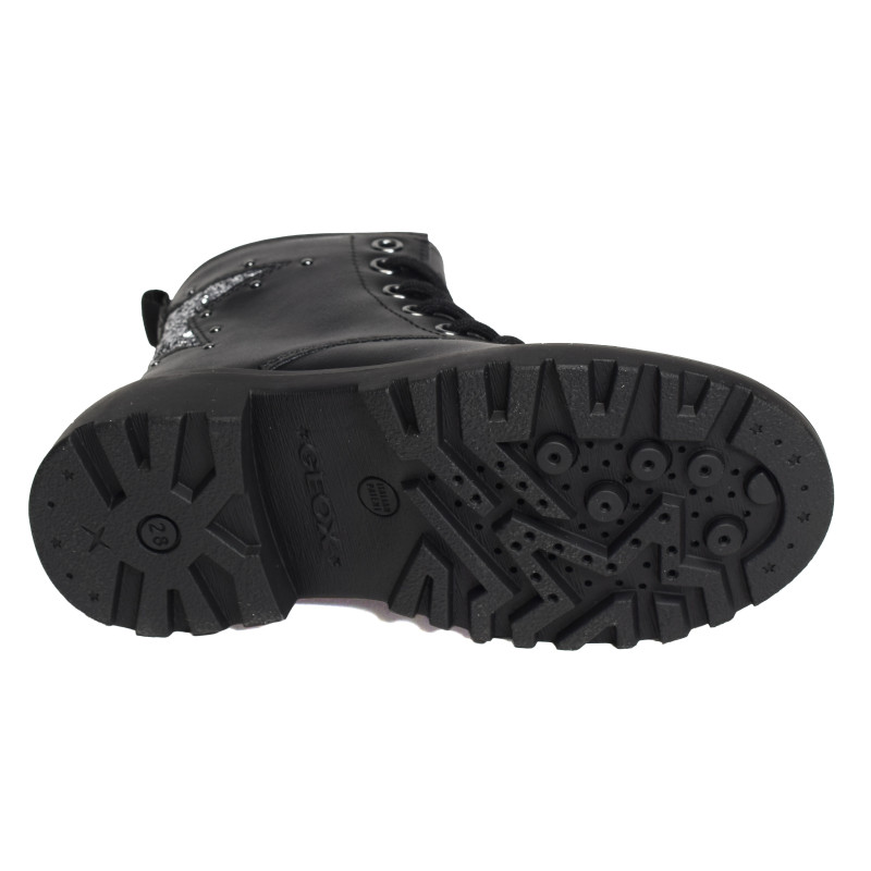J CASEY GG Noir Argent, Boots Geox