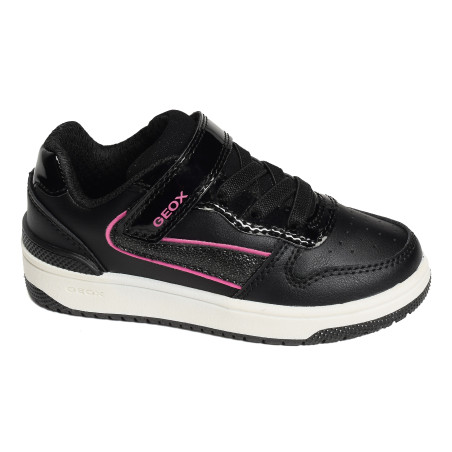 J WASHIBA A GIRL Noir Rose, Sneakers basses Geox