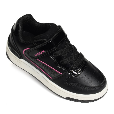 J WASHIBA A GIRL Noir Rose, Sneakers basses Geox