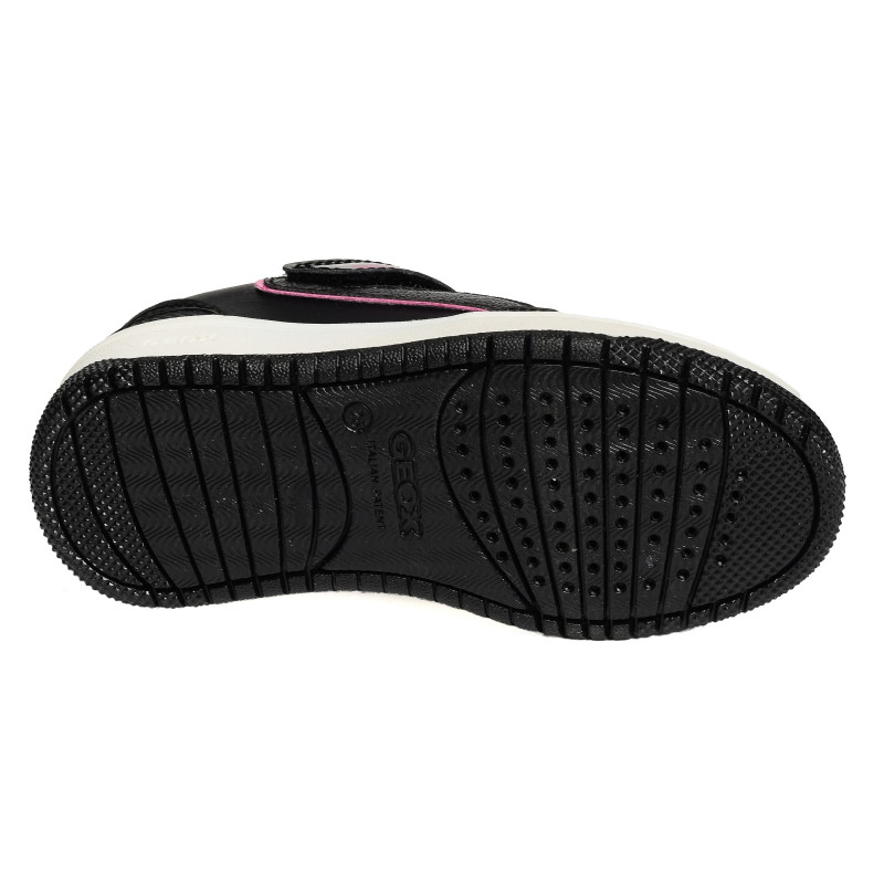 J WASHIBA A GIRL Noir Rose, Sneakers basses Geox