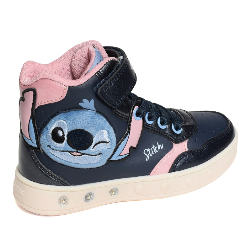 J SKYLIN GIRL H Marine Rose, Baskets montantes Geox