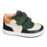 B BIGLIA BA Blanc Vert, Chaussures à Scratch Geox